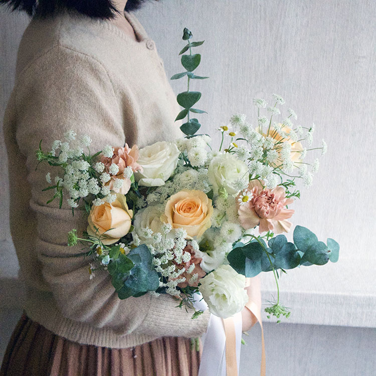 輕捧花 ・ #香檳