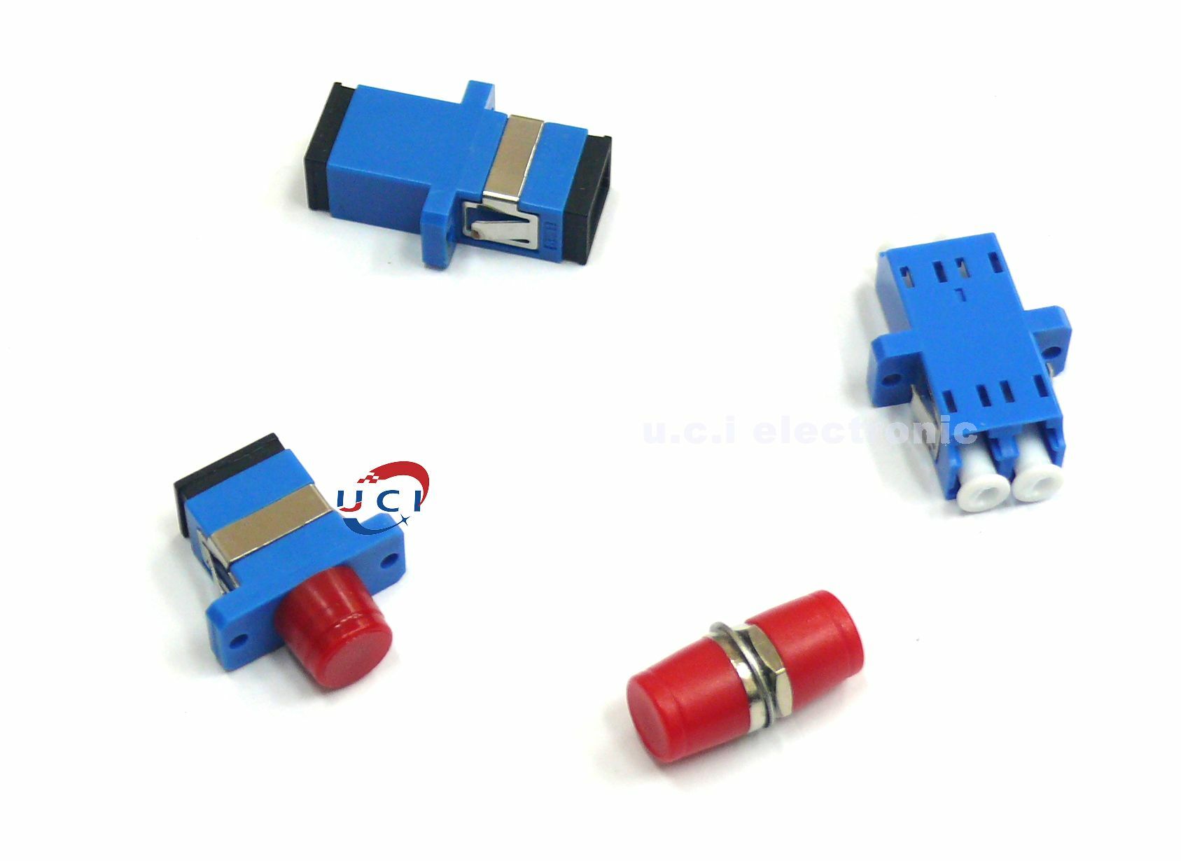 【UCI電子】 (二C-3) 光纖適配器SC單模/單工 耦合器 法蘭頭單模延長轉接對接頭SC/FC/LC