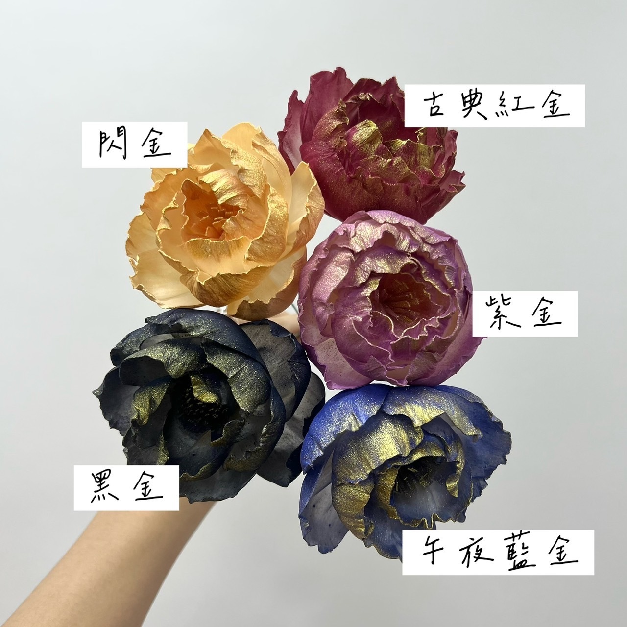 泰國索拉花 牡丹 6CM  (高品質)