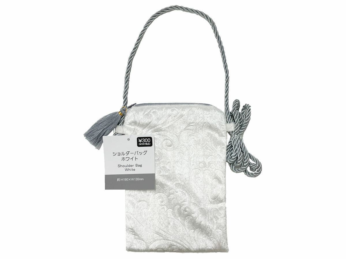 TP 側背袋/白 13x19x1.5cm