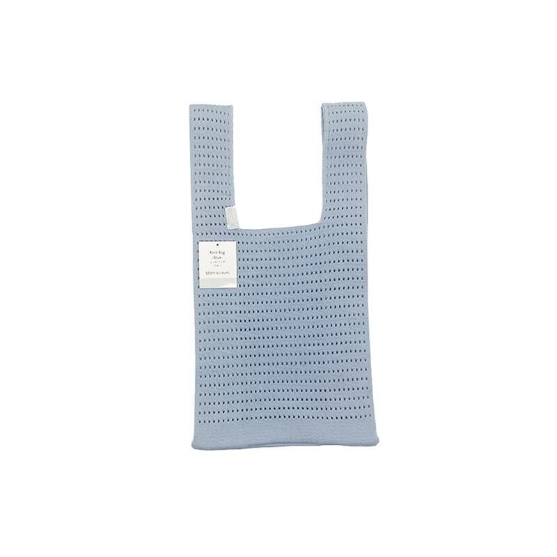 TP 針織手提袋/藍 24x48x11cm