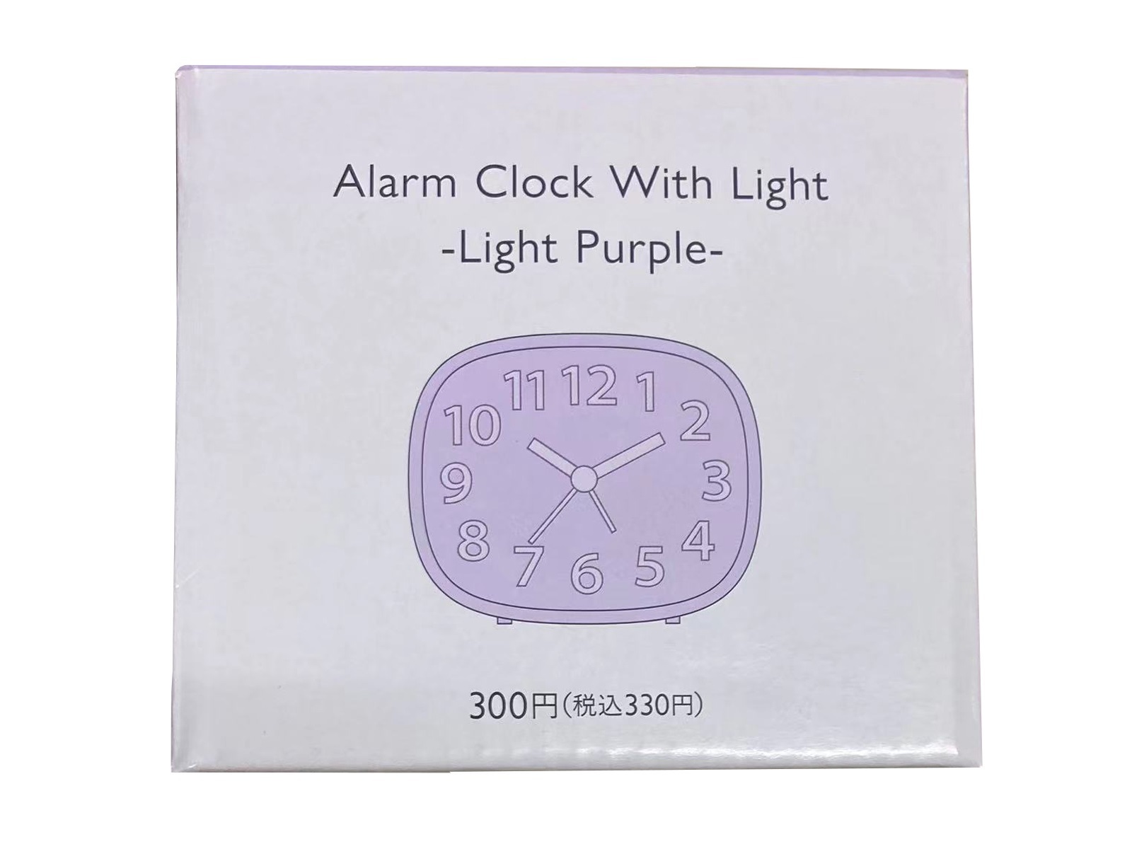 TP 電池式鬧鐘/淺紫