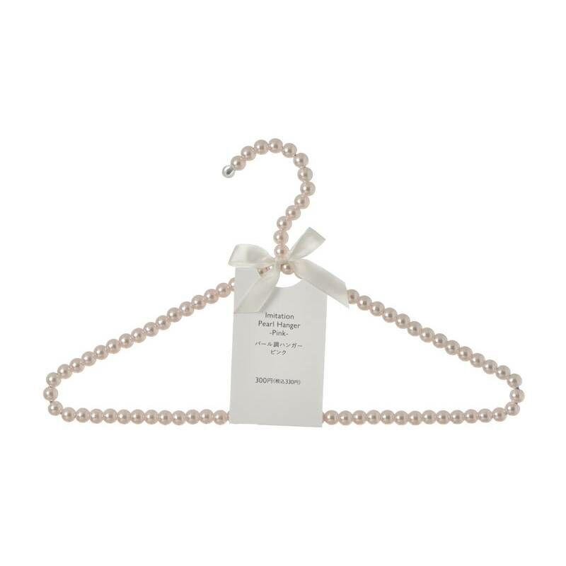 TP INS風少女心珍珠衣架/粉