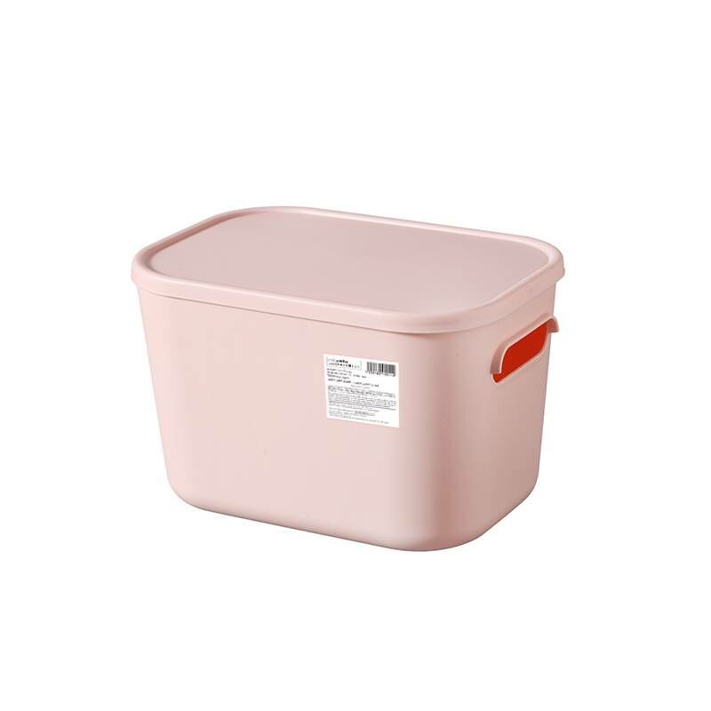 TP 附蓋收納盒/粉 18x16x25.8cm