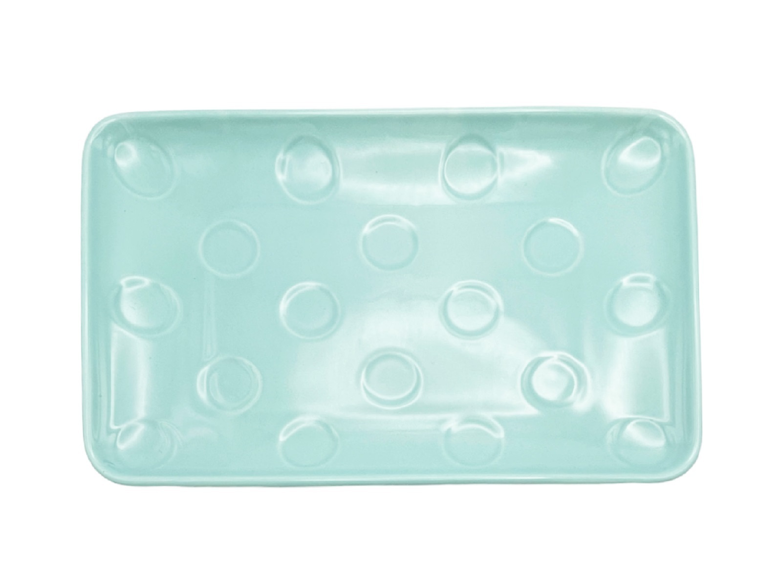 TP 水玉餐盤/薄荷綠 19.5cm