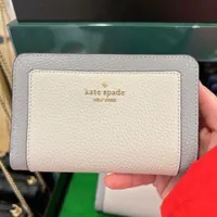 [S] KATE SPADE KI834 LENA COLORBLOCK PEBB MD COMPBIFOLD,MOUNTAIN g, 196021519437 (SKS1422)