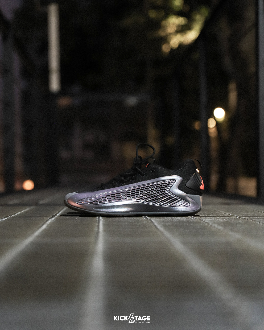 男鞋 ADIDAS ANTHONY EDWARDS 1 LOW 'Iron Metallic' 銀黑 AE1 蟻人 籃球鞋【JQ8898】Edwards AE1