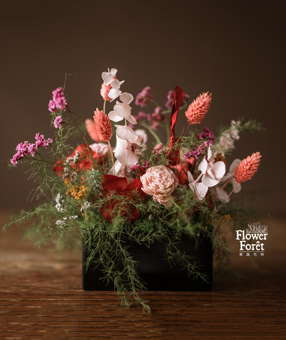 永生蔓越莓 | 桌花