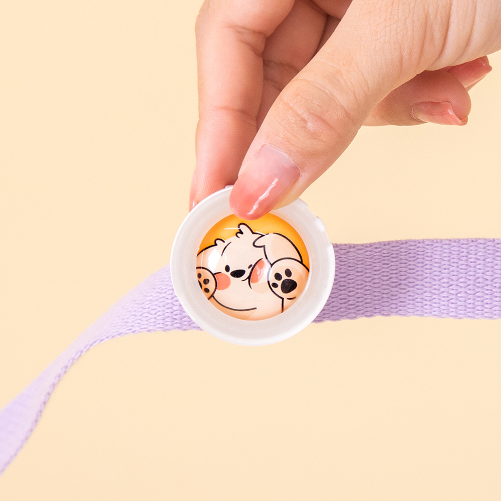 Jungle Monster 寵物驅蚊蟲頸圈夜光夾-橙色（貓狗適用）