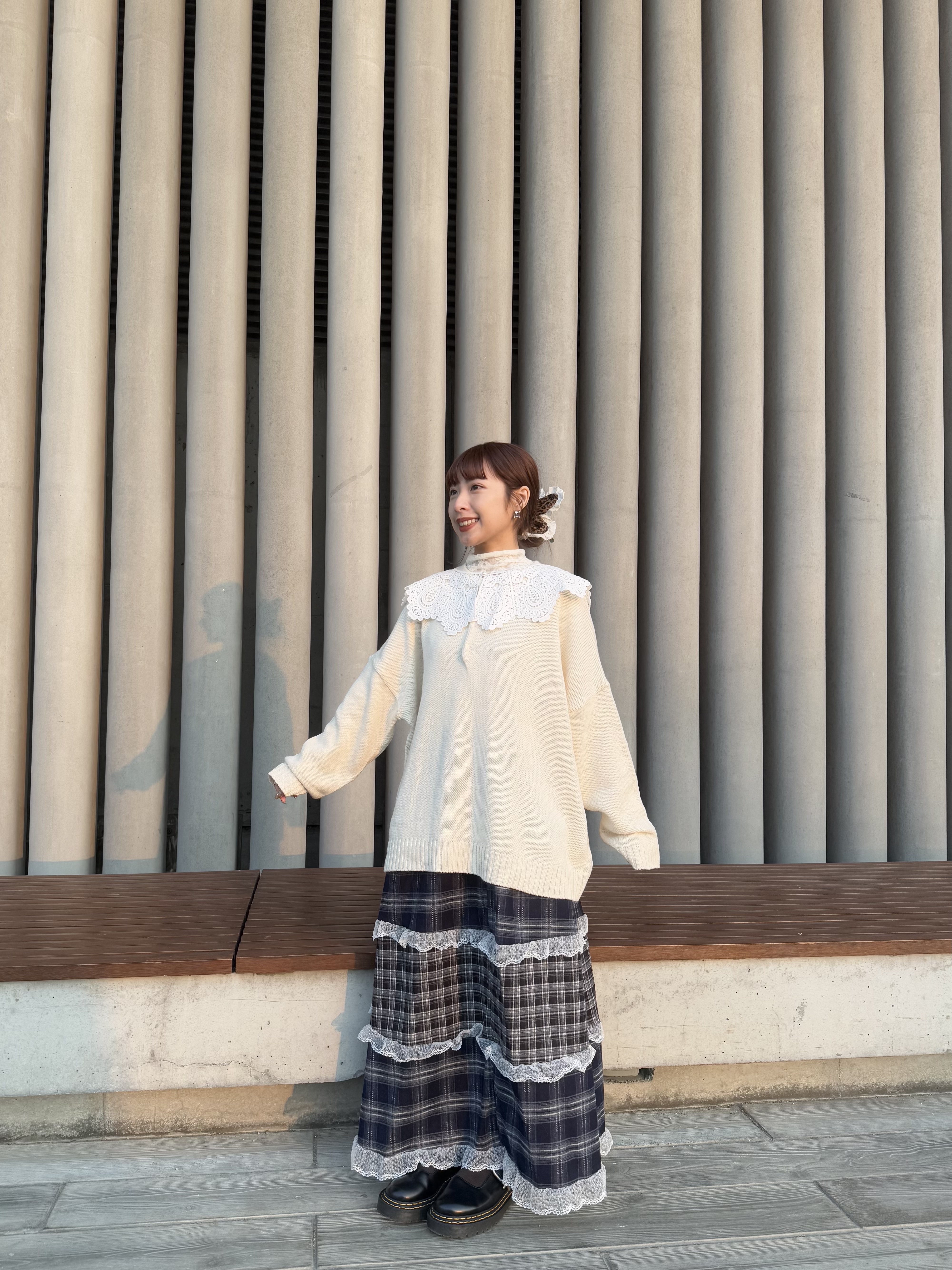 亨利領薄針織TOP