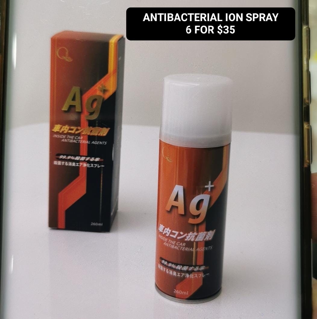 6 ANTIBACTERIAL ION SPRAY $35