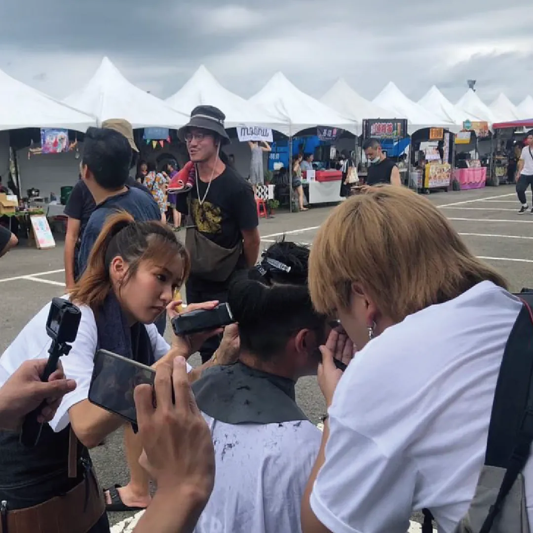 Neon Hair Salon's charity haircut events