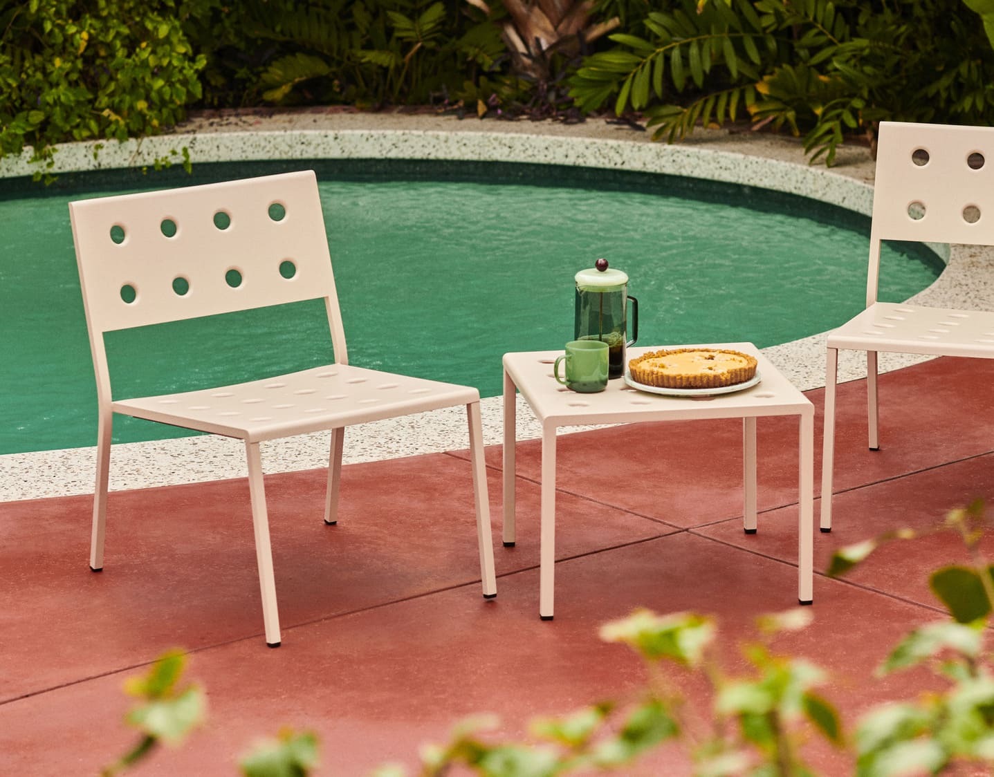Balcony Low Table (Square) / 洞洞矮方桌