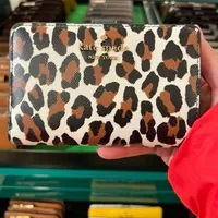 [S] KATE SPADE KH781 MADISON SPOTTED LEOPARD MED COMBIFOLD,CREAM MULTI, 196021503979 (SKS1437)