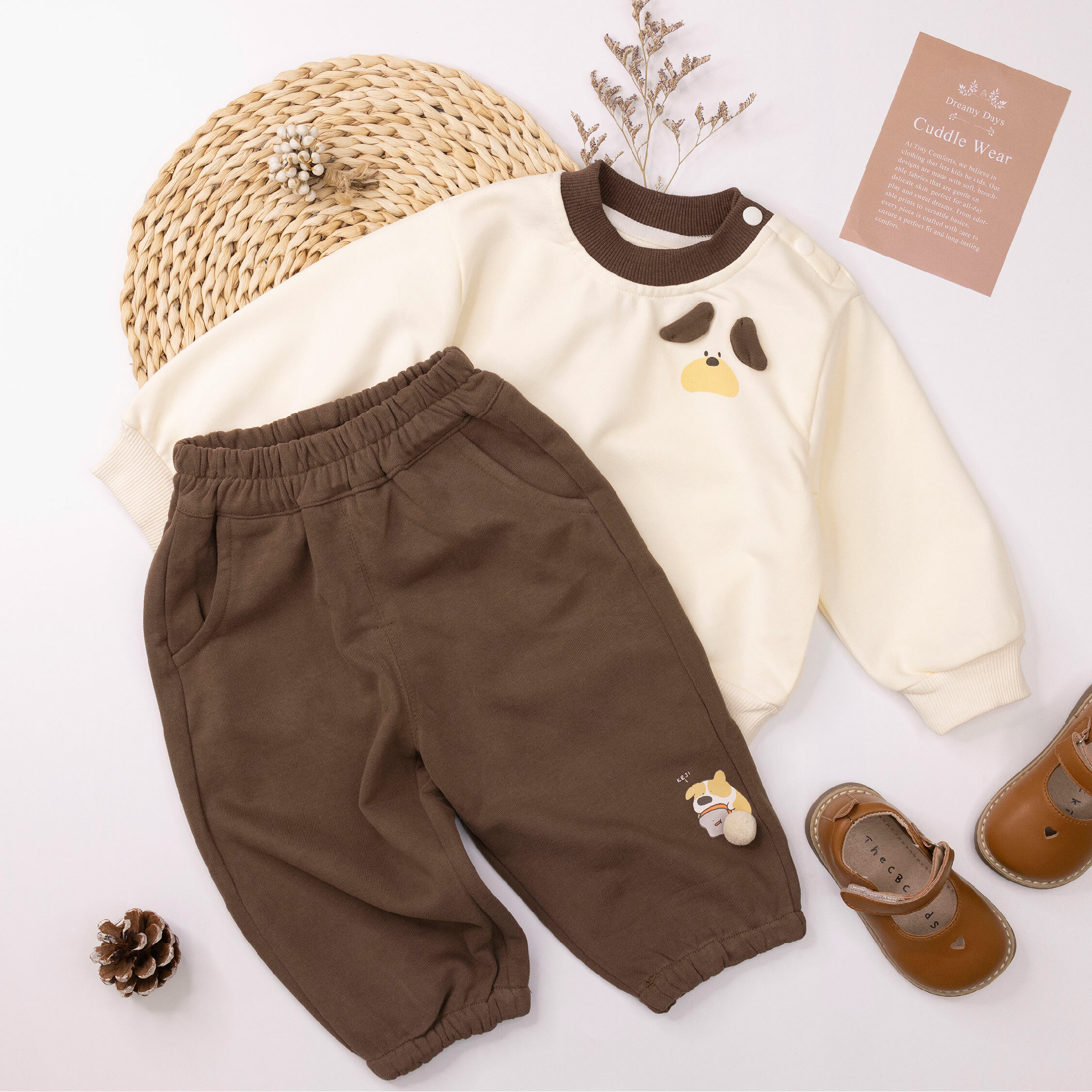 【H55022】吐司狗狗立體耳朵造型套裝