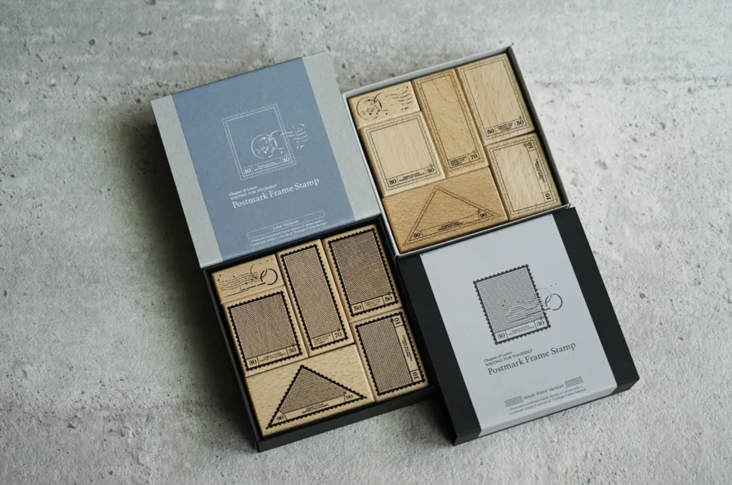 Lihaopaper｜郵票框活用印章（NO.A/B）