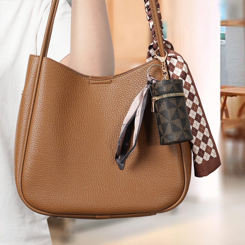 Classic American Patterned Cylindrical Coin Purse