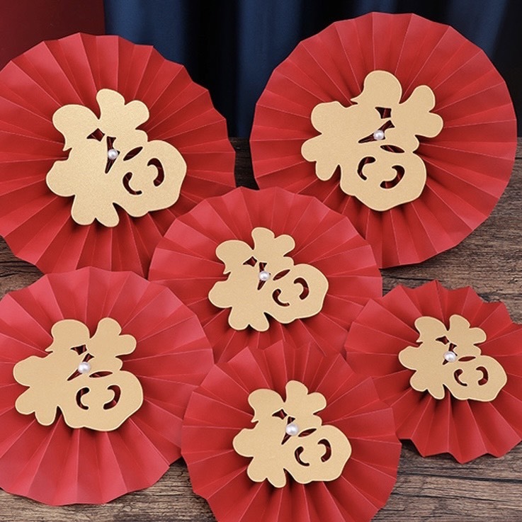 新春紙扇花系列