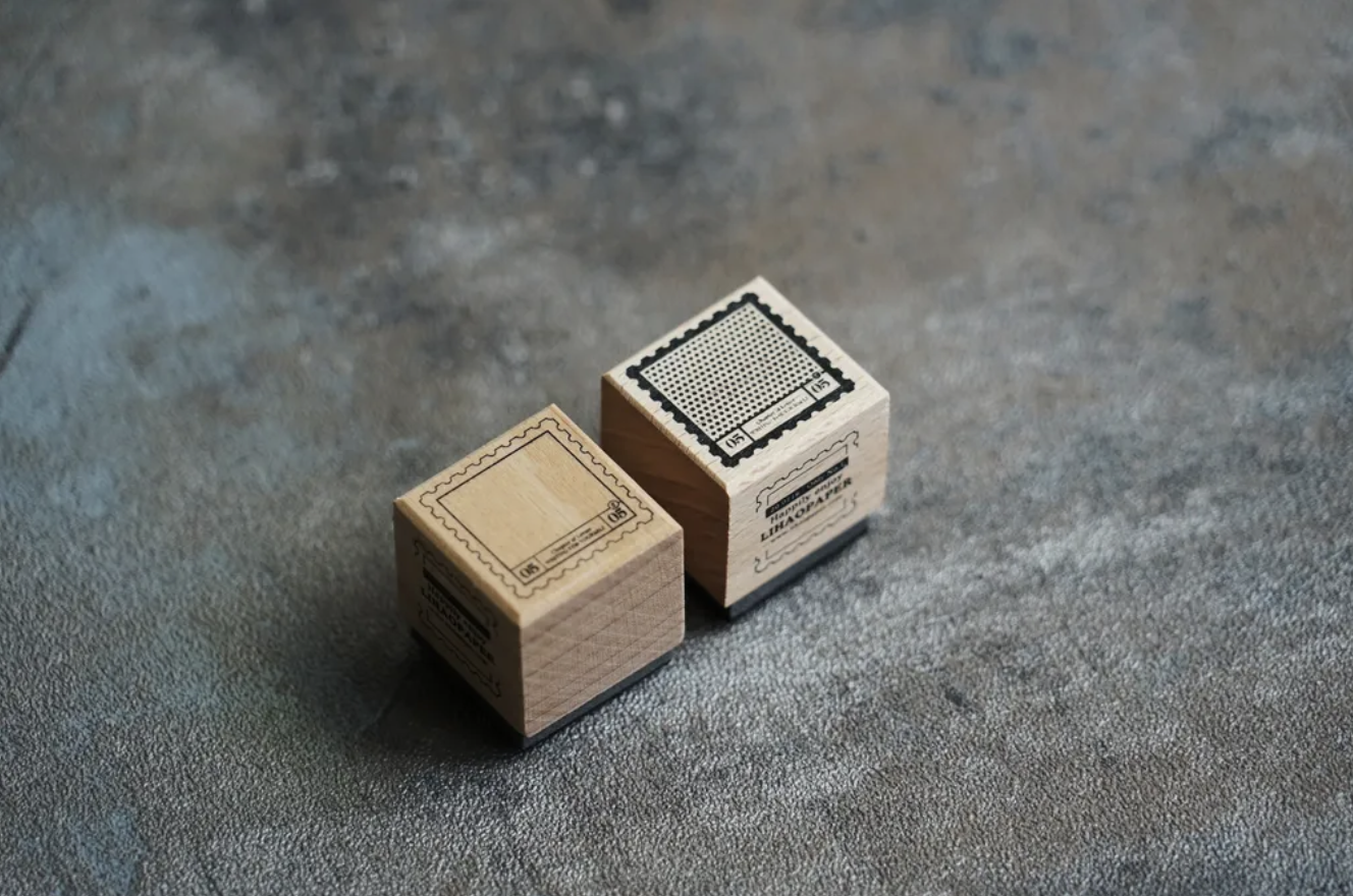 Lihaopaper｜迷你小郵票框印章（共兩款）