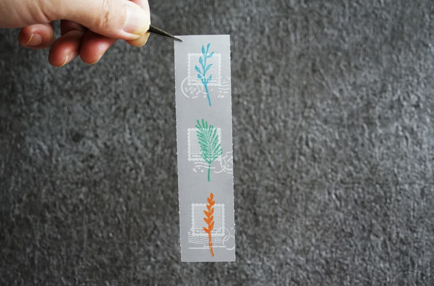 Lihaopaper｜迷你小郵票框印章（共兩款）