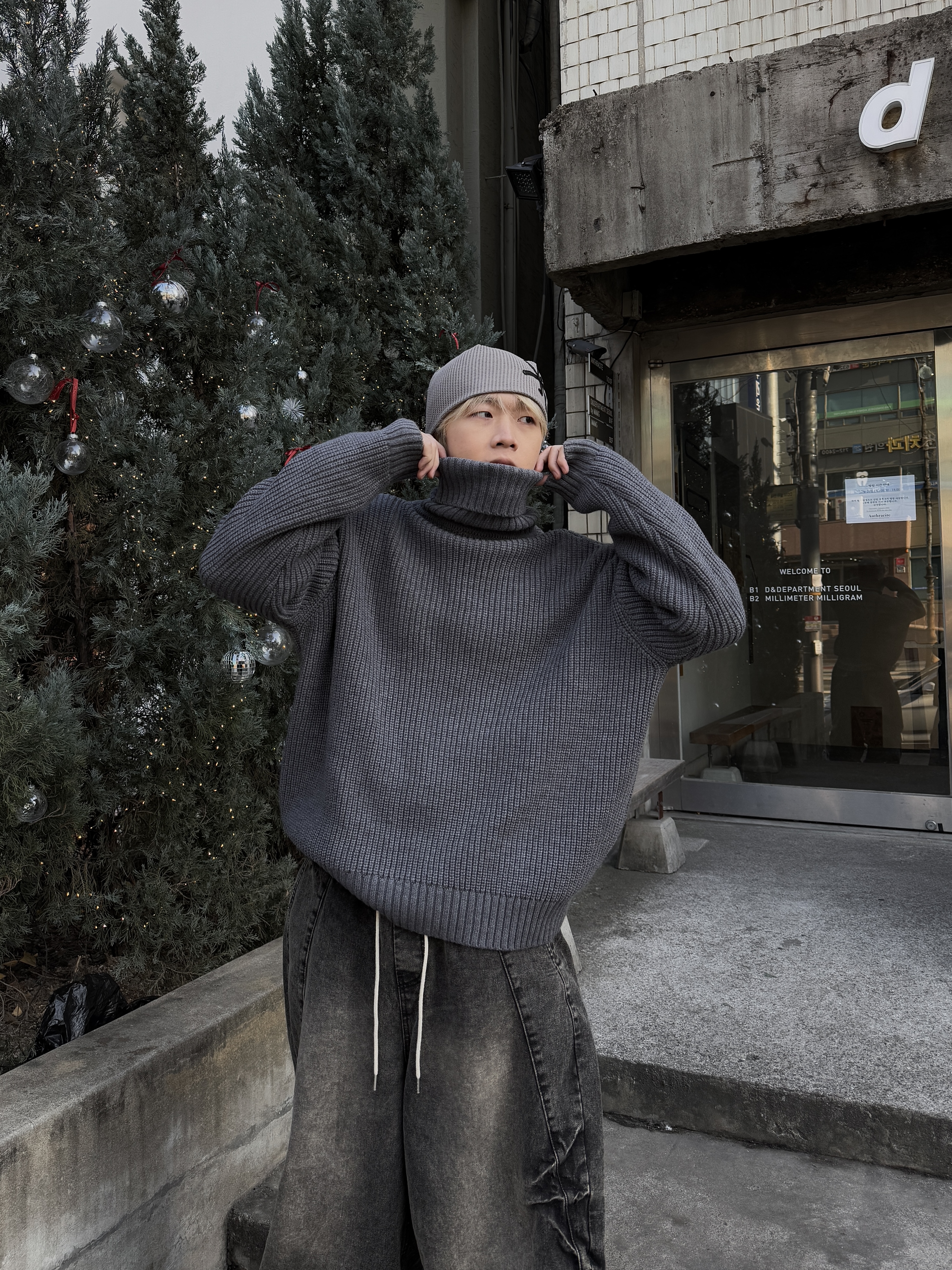 冬日時光 重磅 高領 素面 針織 毛衣（部分現貨）