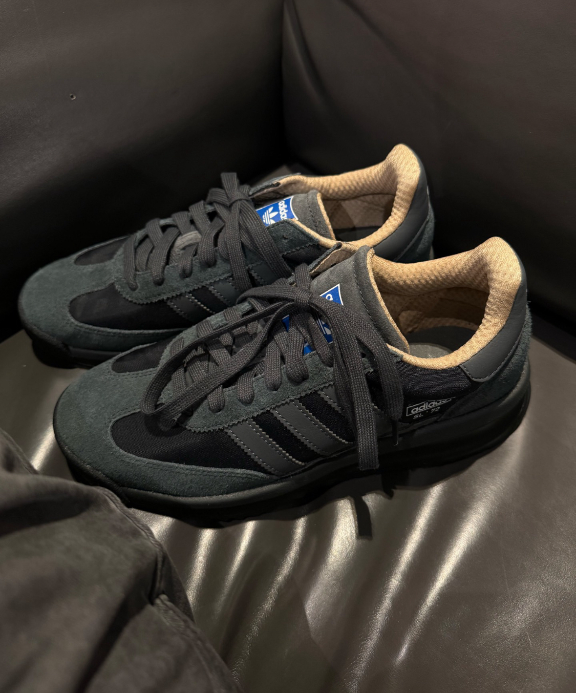 Adidas Originals SL 72 碳黑色 麂皮 厚底 增高 男女款 IH5569/預購