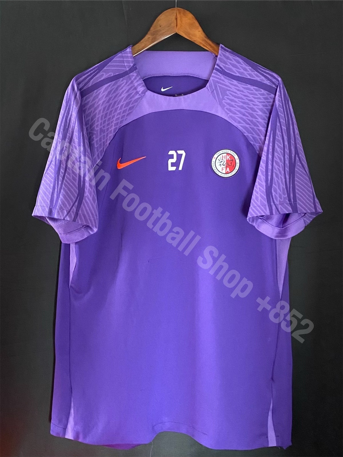 (Match Worn) Hong Kong Football Team 2023-2024 Nike Match Worn Training Shirt with Shorts