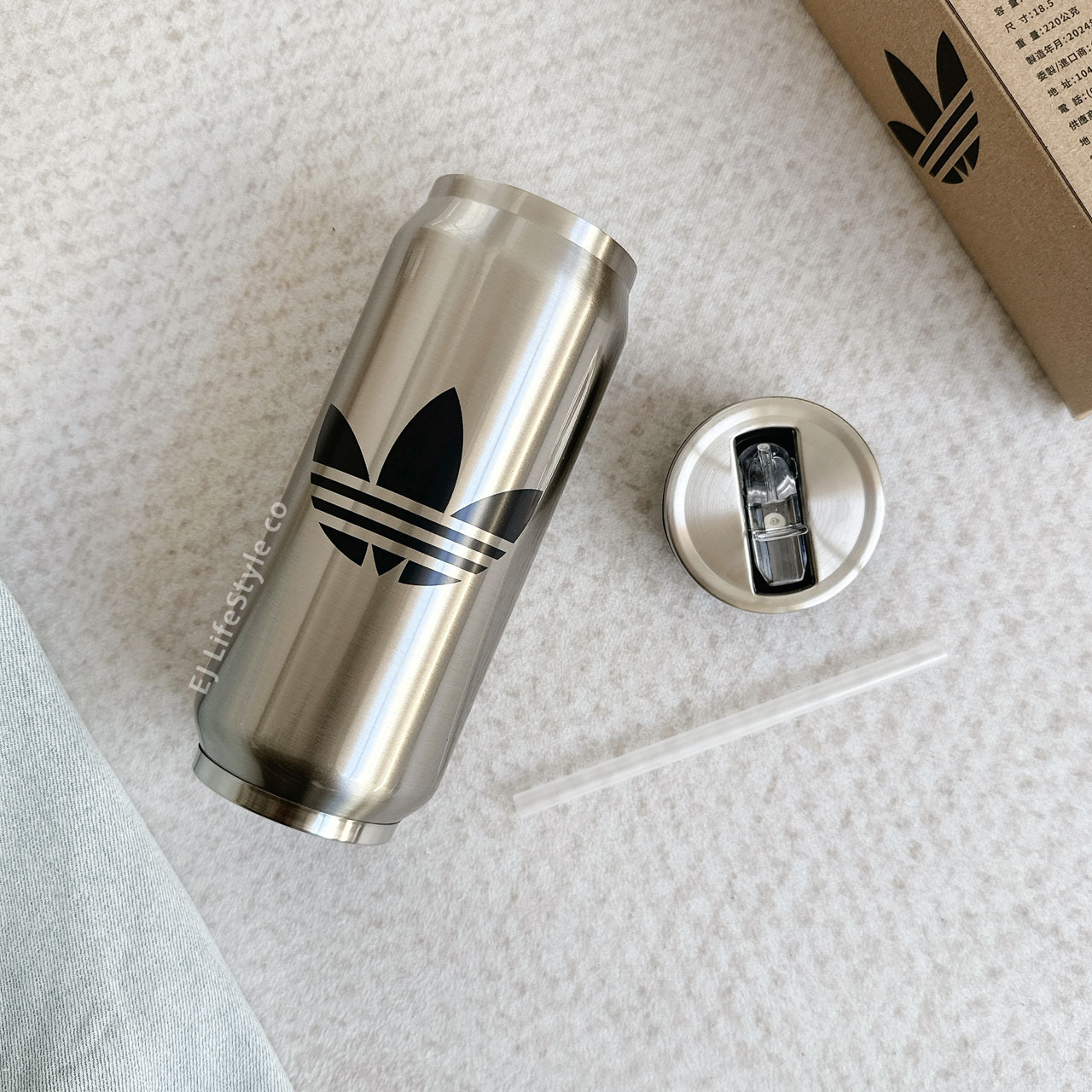 ADIDAS 隨身杯 三葉草 保溫杯 不銹鋼 水杯/ 現貨