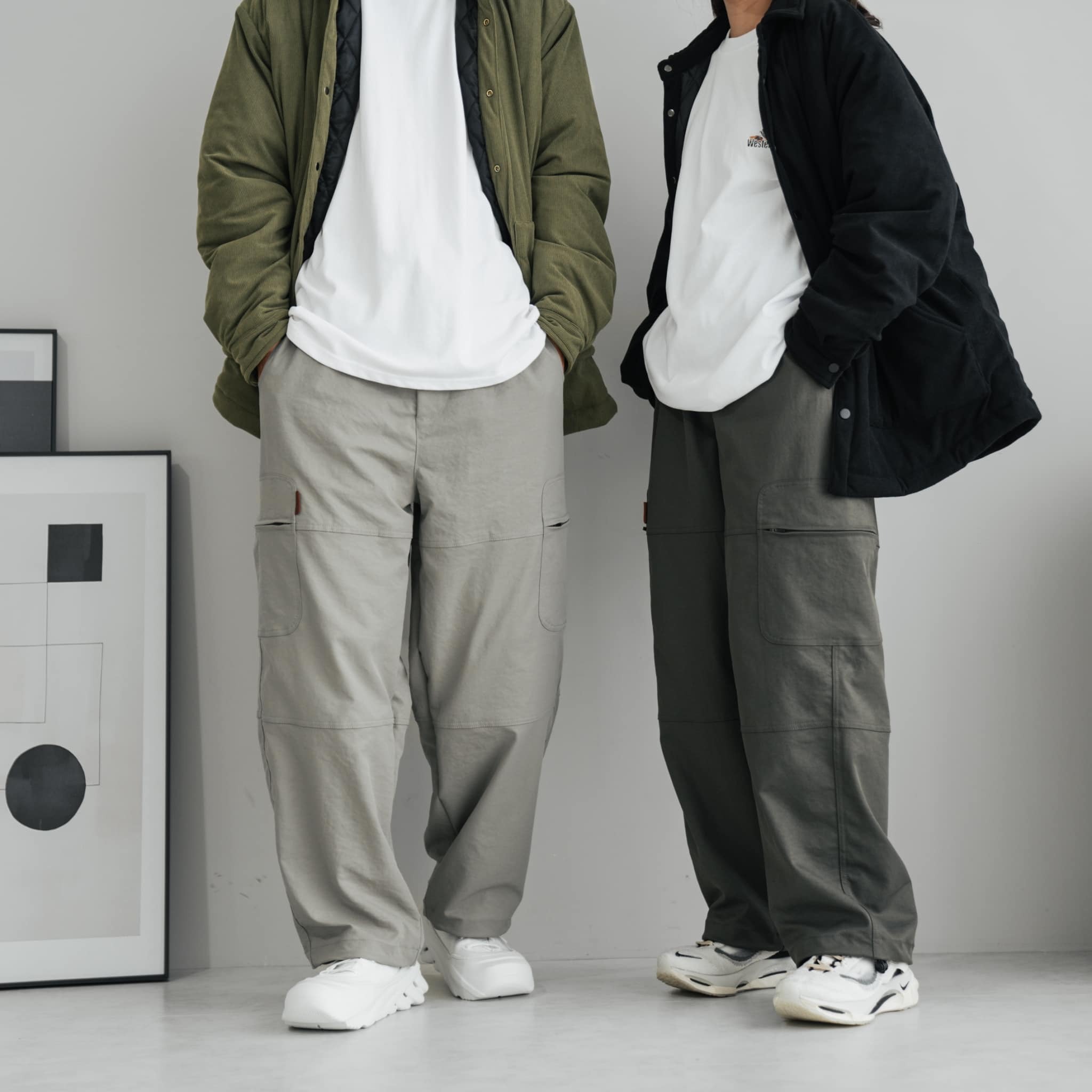 Doupicks 🇯🇵寬鬆簡約立體剪裁長褲 日系選品 SB7252