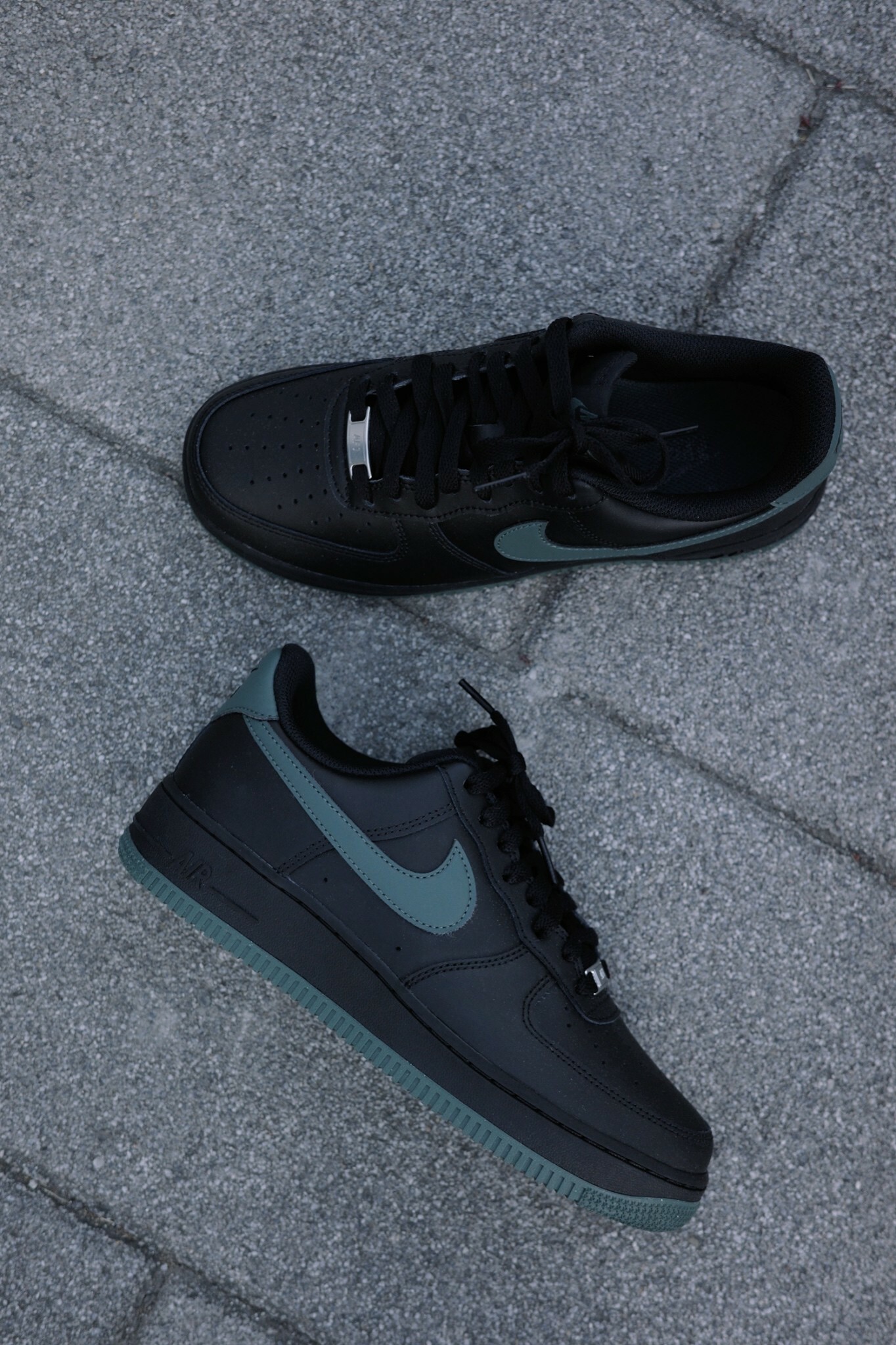 Nike Air Force 1 靜謐 黑綠 fj4146-001