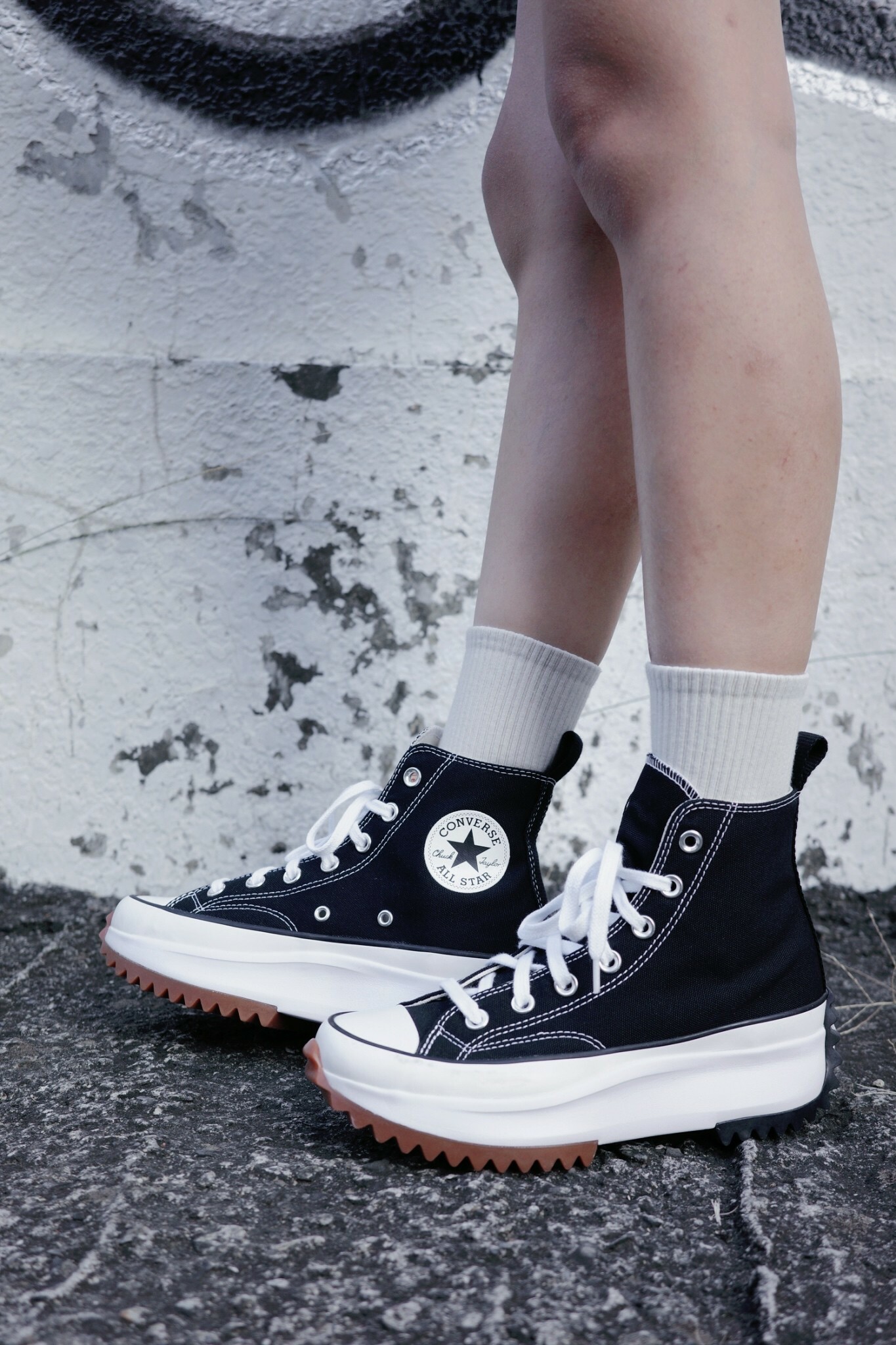 CONVERSE Run Star Hike 男鞋 女鞋 黑白色 鋸齒 厚底 非JW聯名款 休閒鞋 166800C