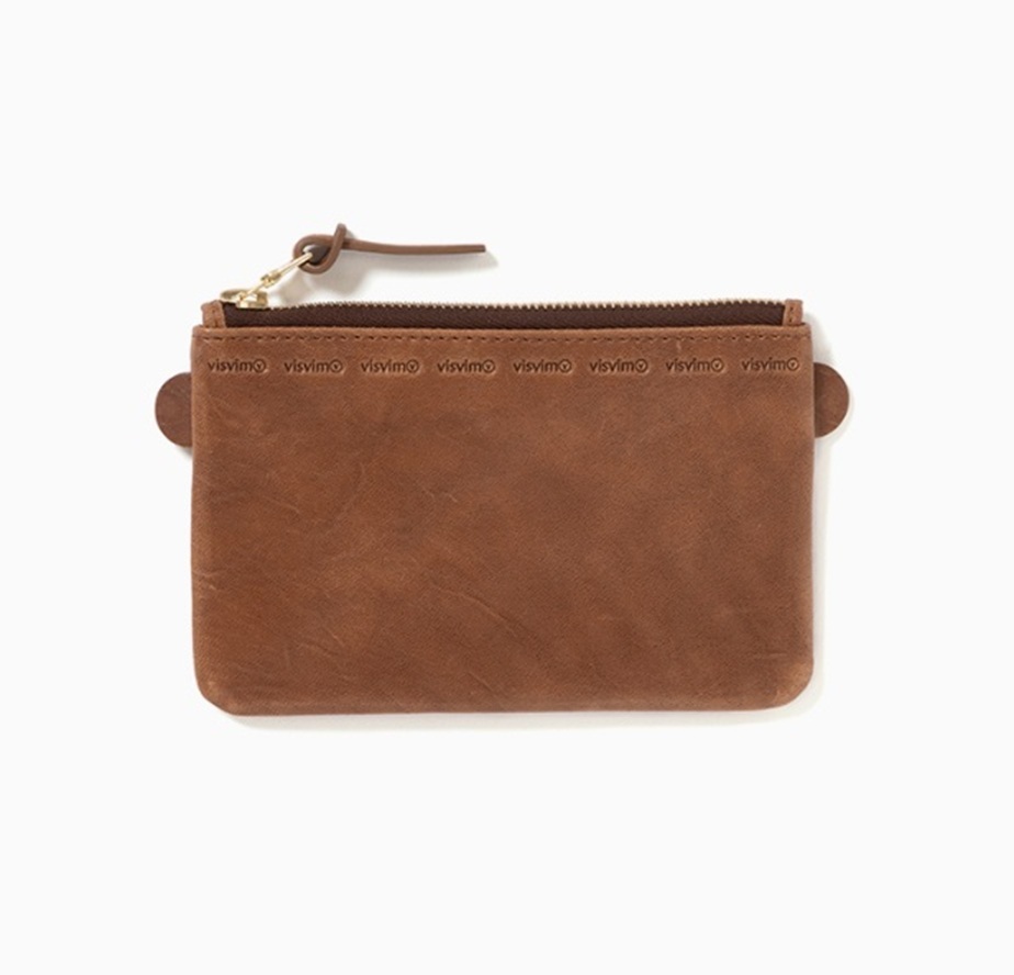 VISVIM 2024 A/W LEATHER ESSENTIALS CASE (L) *HORSEHIDE - BROWN PRE ORDER ITEM (預訂中)