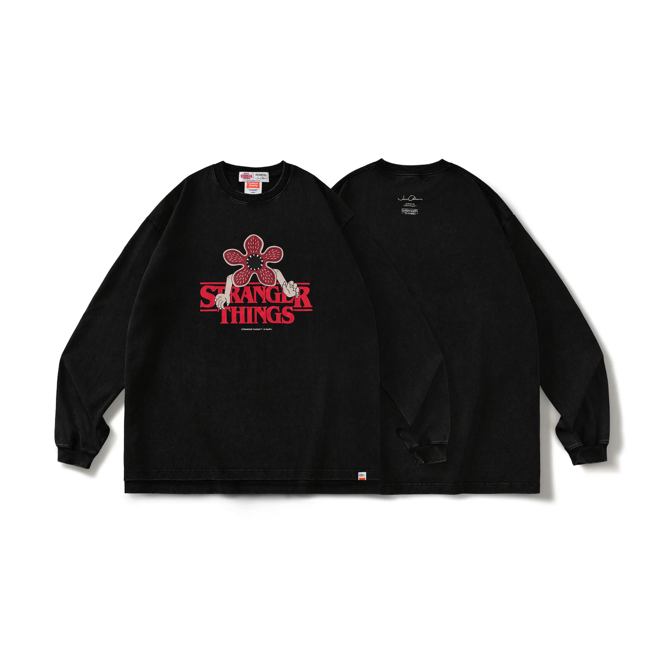 【現貨】FILTER017® X Stranger Things X Jun Oson Demogoron Long Sleeves Tee 魔神水洗長T