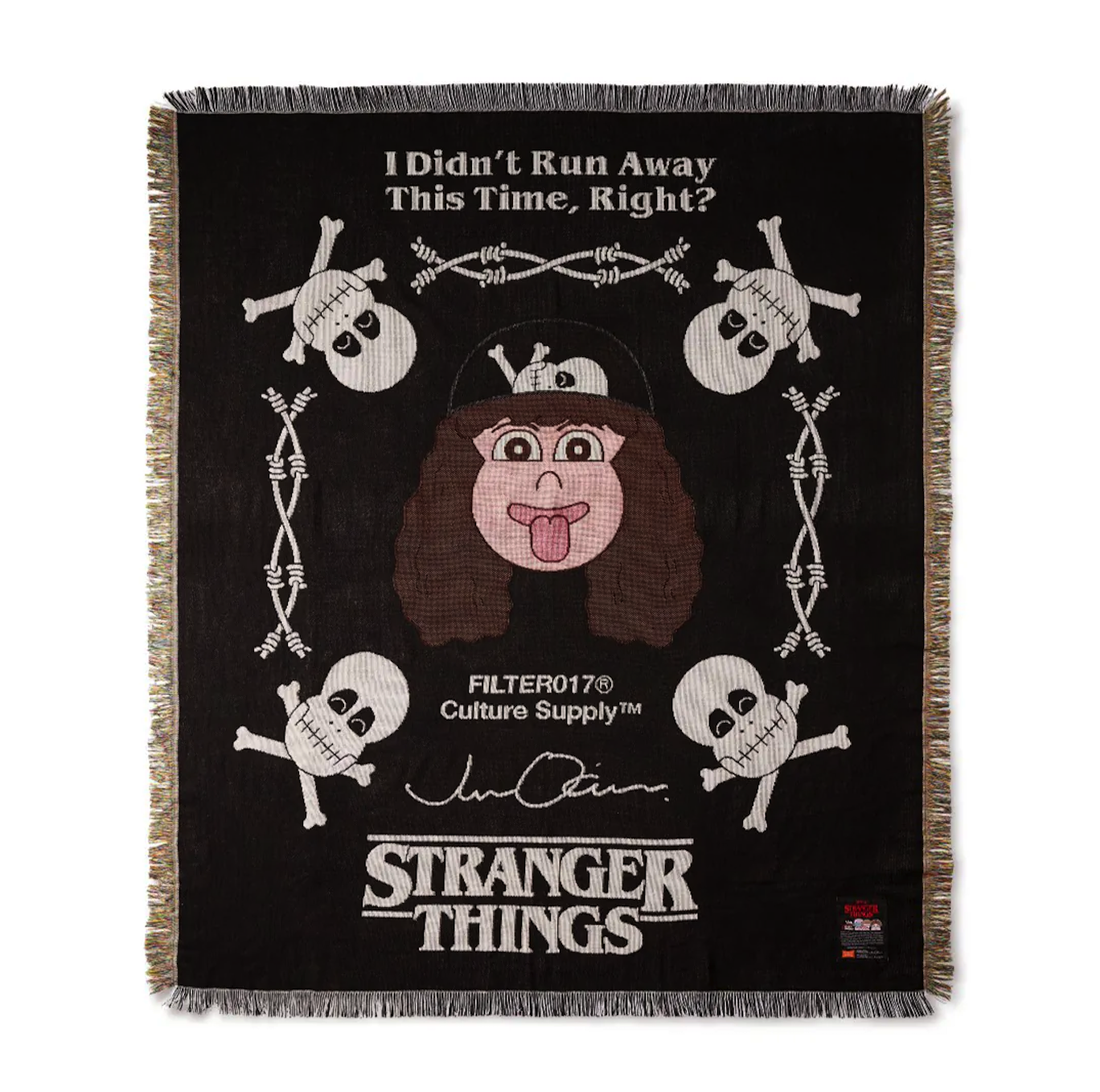 【現貨】FILTER017® X Stranger Things X Jun Oson Eddie Blanket / 艾迪織毯