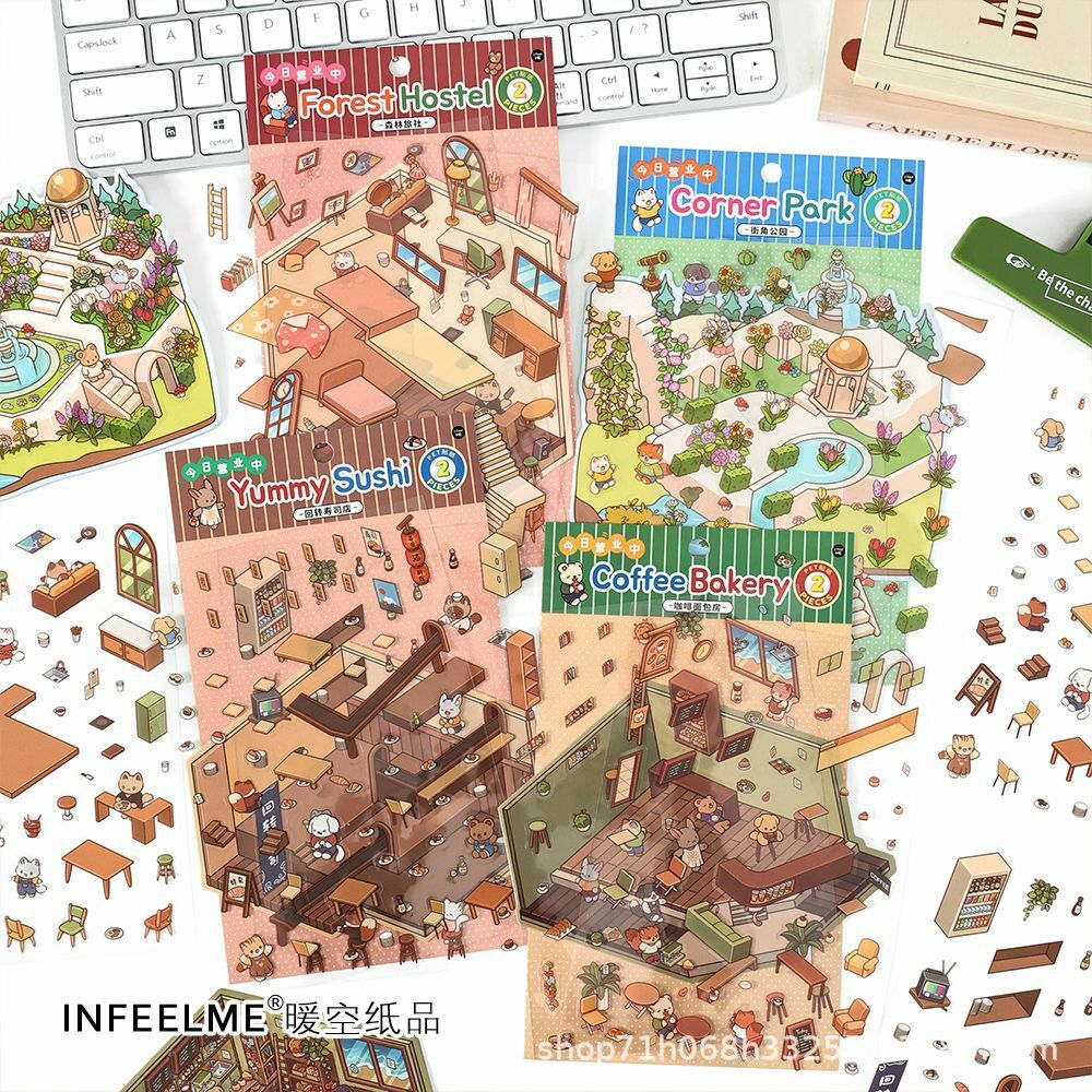 Infeel Me Miniature Scene Stickers