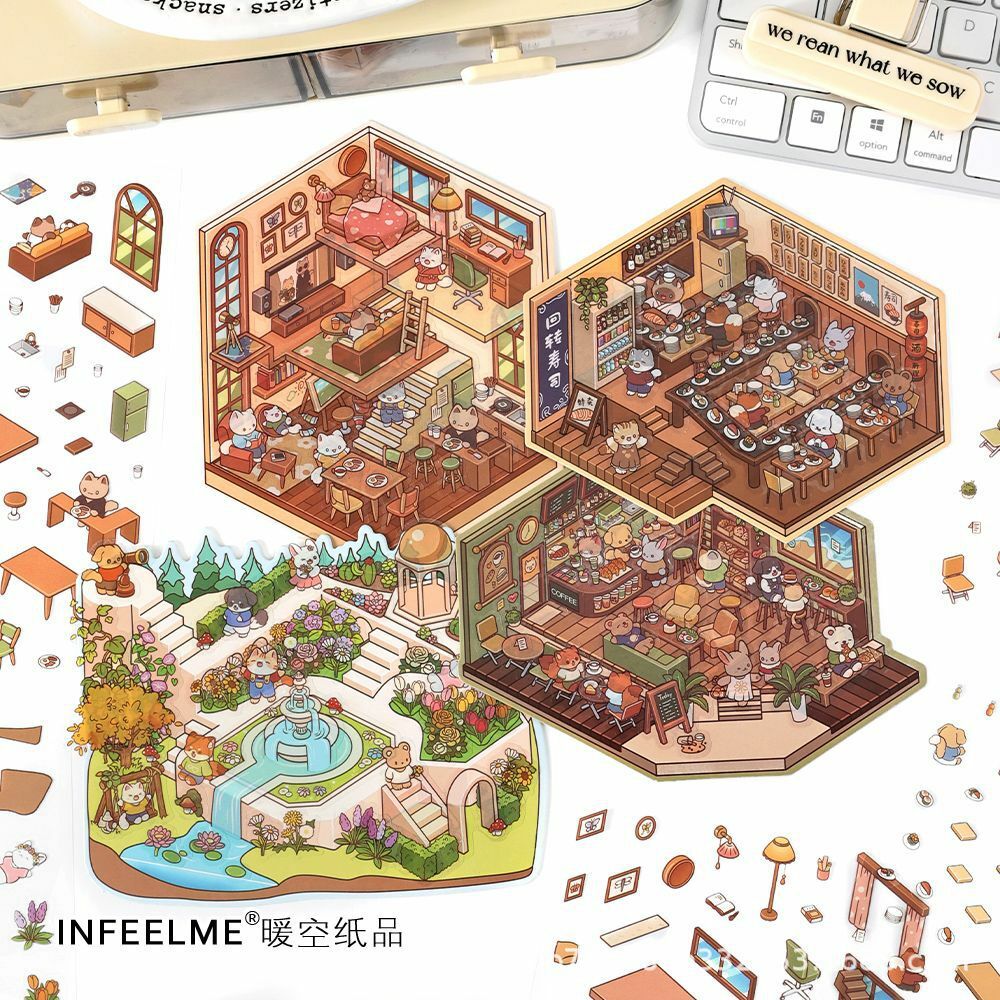 Infeel Me Miniature Scene Stickers