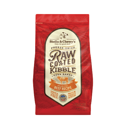 Stella & Chewy's 凍乾生肉外層低溫烘焙乾糧 草飼牛配方