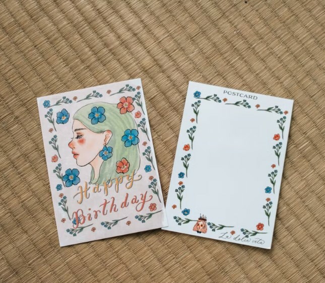 La Dolce Vita Postcard - Happy birthday