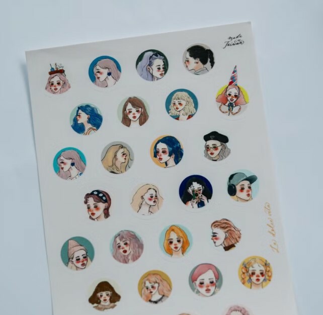 La Dolce Vita Sticker - Sweet life circle transparent