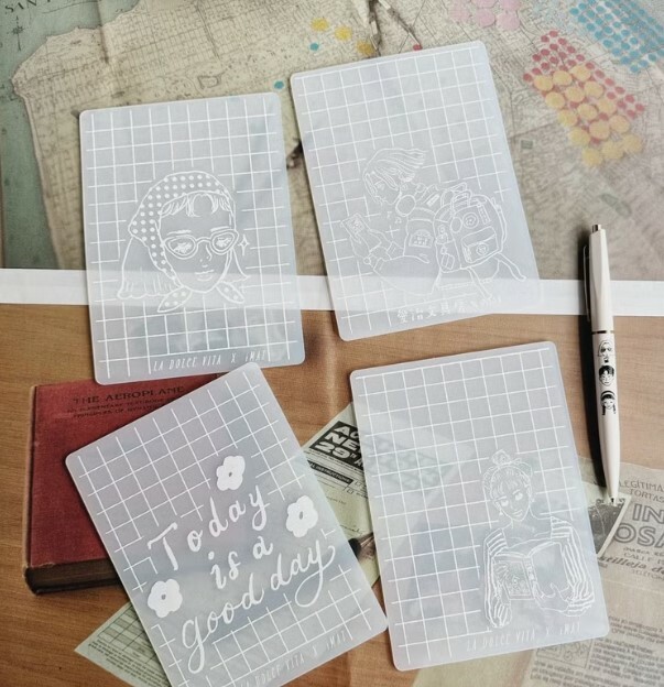 La Dolce Vita Stamp Pad - Head scarf girl