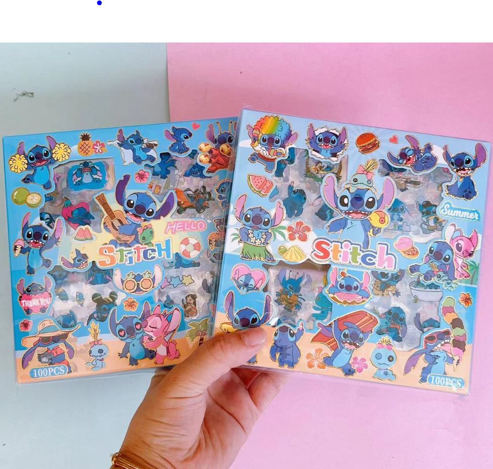 史迪奇手账贴纸（100pcs）款式随机