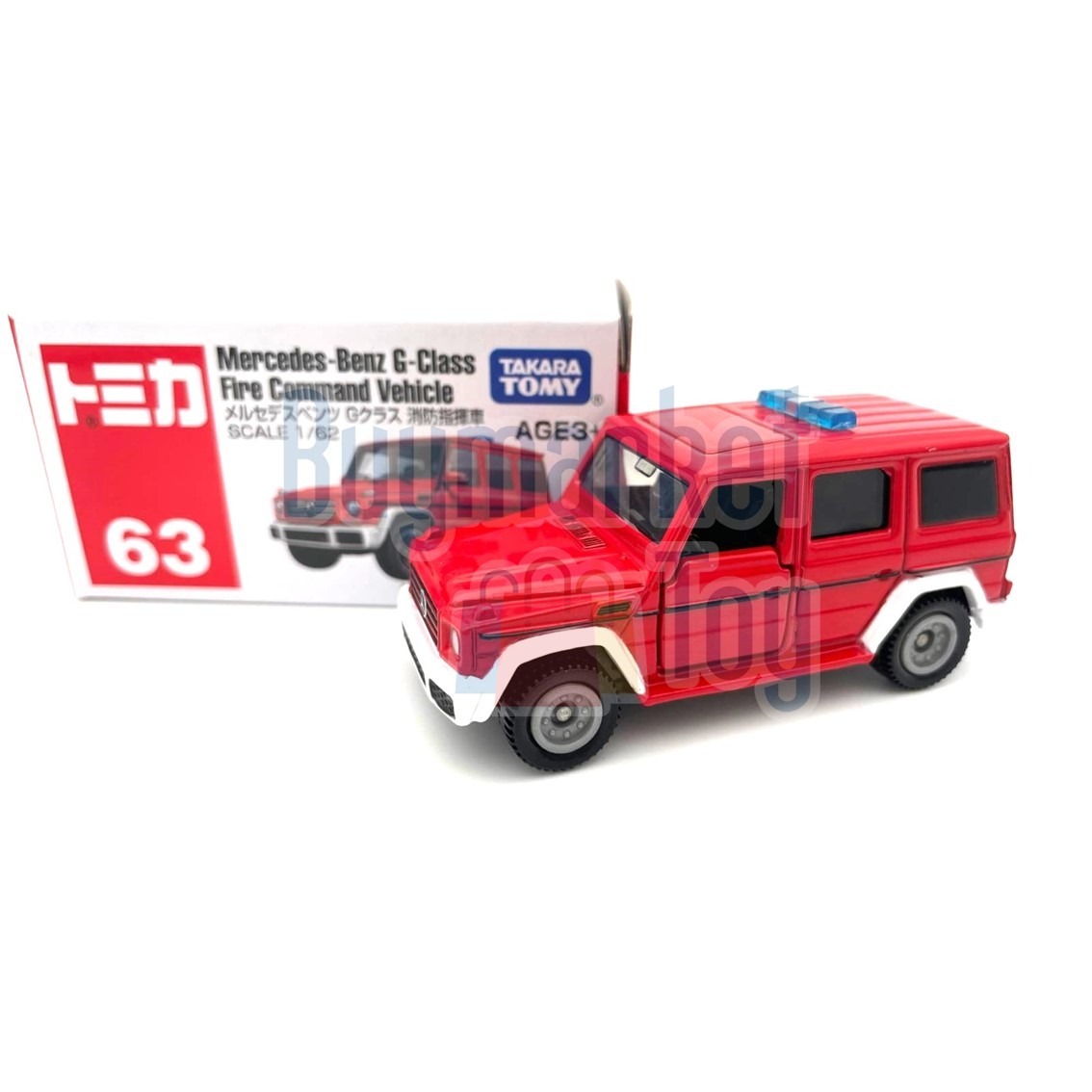 Takara Tomy Tomica BX063 Mercedez Benz G-Class 消防指揮車