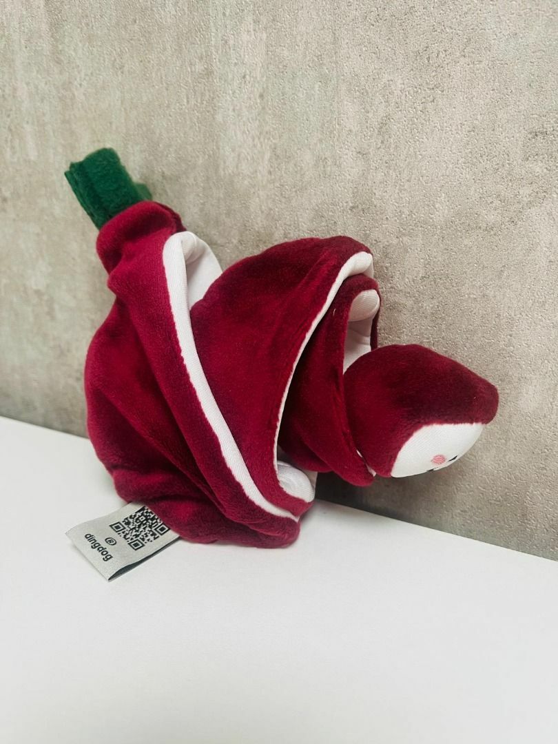 韓國製 Dingdog  紅蔥頭可藏零食狗狗發聲玩具