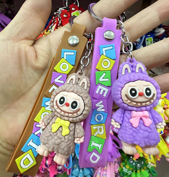 labubu钥匙扣挂件（款式随机）