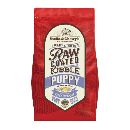 Stella & Chewy's 凍乾生肉外層低溫烘焙乾糧 放養雞幼犬配方