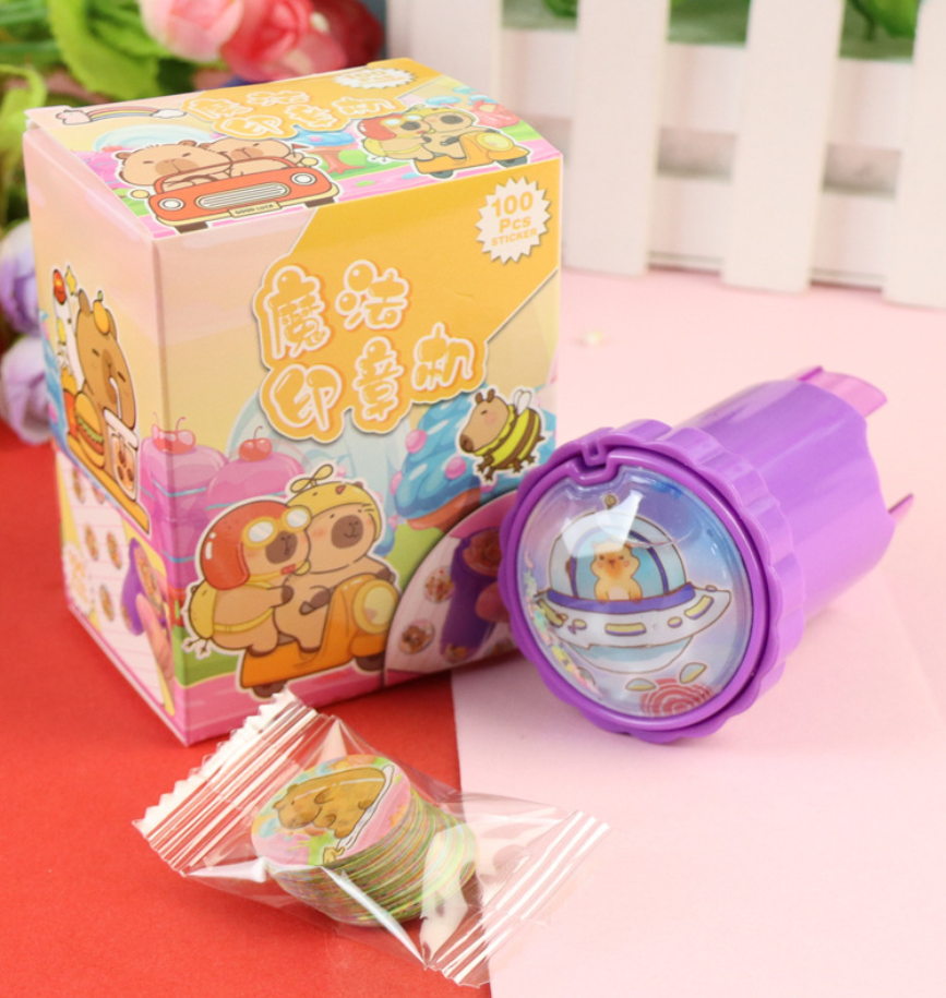 卡皮巴拉魔法印章机（款式随机）