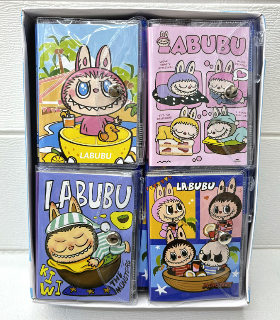 清货 笔记本带笔胶套本（款式随机）