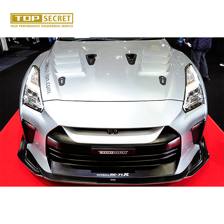 TOP SECRET 引擎蓋 NISSAN GT-R R35 ALL MODEL
