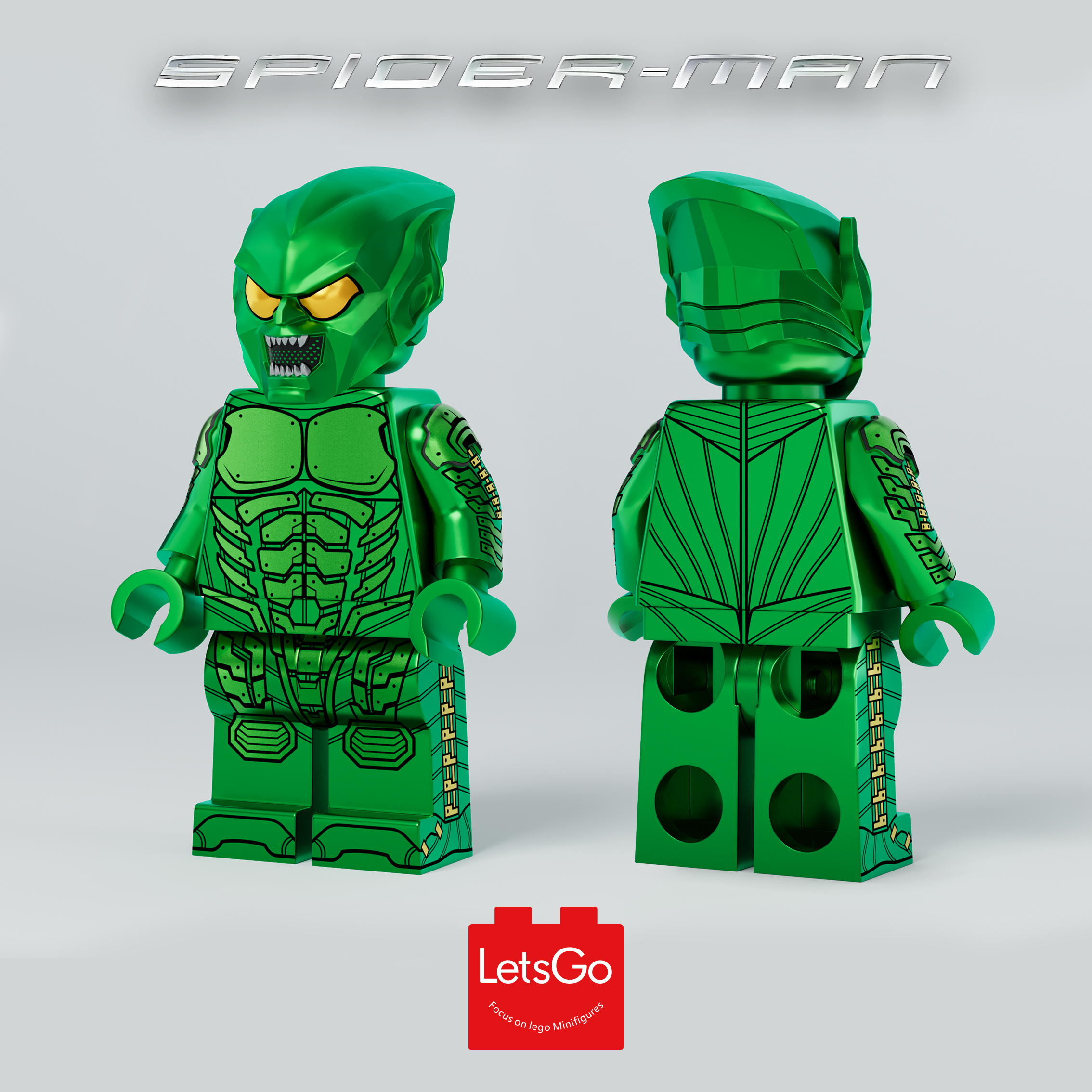 [LetsGo][In Stock] Green Goblin [PADprinted]