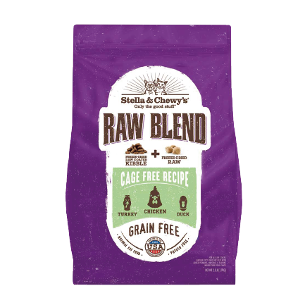 Stella Chewy's 凍乾生肉外層貓咪乾糧 放養配方